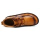 Menico Men Hand Stitching Soft Lace Up Leather Ankle Boots Menico Men Hand Stitching Soft Lace Up Leather Ankle Boots