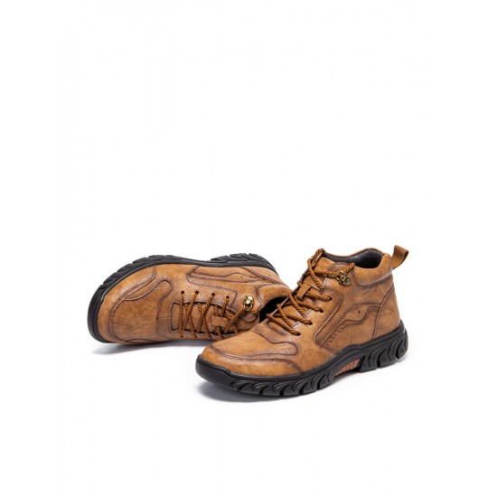Men Durable Plus Size Non-slip Casual Outdoor Boots Men Durable Plus Size Non-slip Casual Outdoor Boots