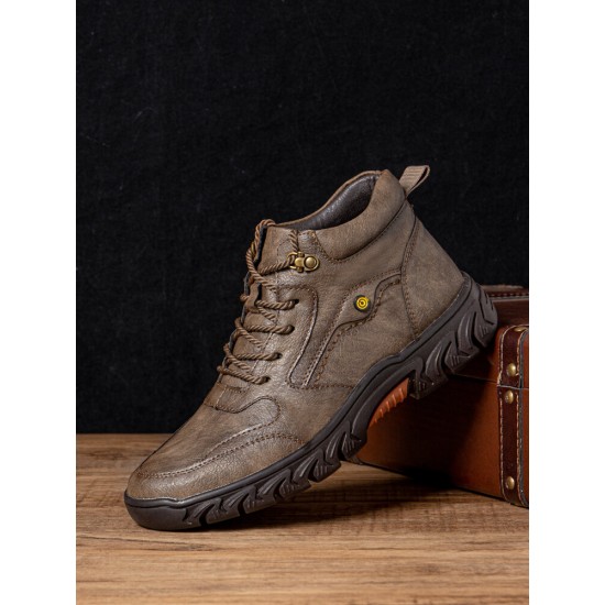 Men Durable Plus Size Non-slip Casual Outdoor Boots Men Durable Plus Size Non-slip Casual Outdoor Boots