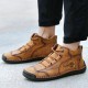 Men Vintage Hand Stitching Comfort Soft Leather Boots Men Vintage Hand Stitching Comfort Soft Leather Boots