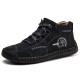 Men Vintage Hand Stitching Comfort Soft Leather Boots Men Vintage Hand Stitching Comfort Soft Leather Boots