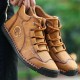 Men Vintage Hand Stitching Comfort Soft Leather Boots Men Vintage Hand Stitching Comfort Soft Leather Boots