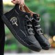 Men Vintage Hand Stitching Comfort Soft Leather Boots Men Vintage Hand Stitching Comfort Soft Leather Boots