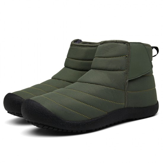 Men Waterproof Warm Lining Hook Loop Toe Protective Casual Ankle Boots Men Waterproof Warm Lining Hook Loop Toe Protective Casual Ankle Boots