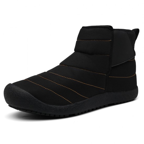 Men Waterproof Warm Lining Hook Loop Toe Protective Casual Ankle Boots Men Waterproof Warm Lining Hook Loop Toe Protective Casual Ankle Boots