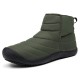 Men Waterproof Warm Lining Hook Loop Toe Protective Casual Ankle Boots Men Waterproof Warm Lining Hook Loop Toe Protective Casual Ankle Boots