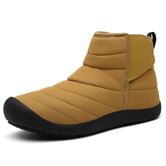 Men Waterproof Warm Lining Hook Loop Toe Protective Casual Ankle Boots Men Waterproof Warm Lining Hook Loop Toe Protective Casual Ankle Boots