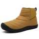 Men Waterproof Warm Lining Hook Loop Toe Protective Casual Ankle Boots Men Waterproof Warm Lining Hook Loop Toe Protective Casual Ankle Boots