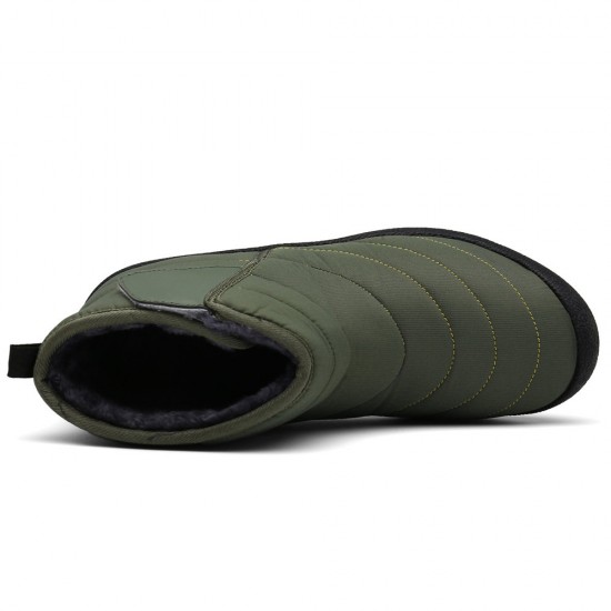 Men Waterproof Warm Lining Hook Loop Toe Protective Casual Ankle Boots Men Waterproof Warm Lining Hook Loop Toe Protective Casual Ankle Boots