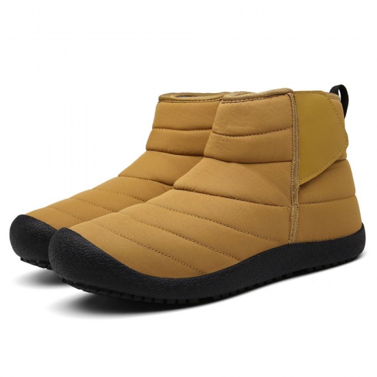 Men Waterproof Warm Lining Hook Loop Toe Protective Casual Ankle Boots Men Waterproof Warm Lining Hook Loop Toe Protective Casual Ankle Boots