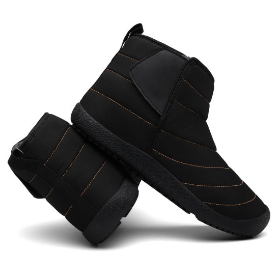 Men Waterproof Warm Lining Hook Loop Toe Protective Casual Ankle Boots Men Waterproof Warm Lining Hook Loop Toe Protective Casual Ankle Boots