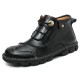 Men Cow Leather Hand Stitching Non Slip Soft Sole Casual Ankle Boots Men Cow Leather Hand Stitching Non Slip Soft Sole Casual Ankle Boots