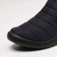 Men Waterproof Fabric Plush Lining Slip On Casual Ankle Boots Men Waterproof Fabric Plush Lining Slip On Casual Ankle Boots