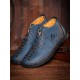 Menico Men Microfiber Leather Hand Stitching Non Slip Casual Ankle Boots Menico Men Microfiber Leather Hand Stitching Non Slip Casual Ankle Boots