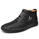 Menico Men Microfiber Leather Hand Stitching Non Slip Casual Ankle Boots Menico Men Microfiber Leather Hand Stitching Non Slip Casual Ankle Boots