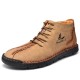 Menico Men Microfiber Leather Hand Stitching Non Slip Casual Ankle Boots Menico Men Microfiber Leather Hand Stitching Non Slip Casual Ankle Boots