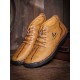 Menico Men Microfiber Leather Hand Stitching Non Slip Casual Ankle Boots Menico Men Microfiber Leather Hand Stitching Non Slip Casual Ankle Boots