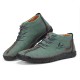 Menico Men Microfiber Leather Hand Stitching Non Slip Casual Ankle Boots Menico Men Microfiber Leather Hand Stitching Non Slip Casual Ankle Boots