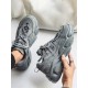 Letter Decor Chunky Sneakers Letter Decor Chunky Sneakers