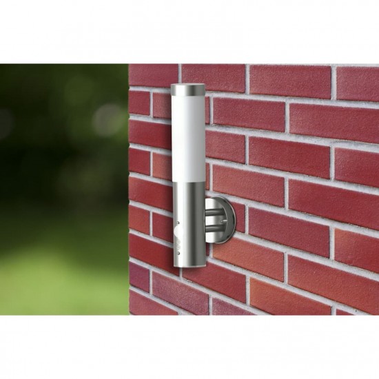 Outdoor Wall Lamp with Motion Detector Stainless Steel Outdoor Wall Lamp with Motion Detector Stainless Steel