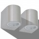 Outdoor LED Wall Lights 2 pcs Round Downwards Outdoor LED Wall Lights 2 pcs Round Downwards