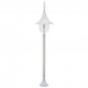 Garden Post Light E27 120 cm Aluminium White Garden Post Light E27 120 cm Aluminium White