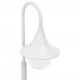 Garden Post Light E27 120 cm Aluminium White Garden Post Light E27 120 cm Aluminium White