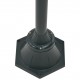 Garden Post Light E27 220 cm Aluminium 2-Lantern Dark Green Garden Post Light E27 220 cm Aluminium 2-Lantern Dark Green