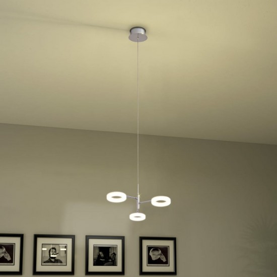 LED Pendant Lamp with 3 Lights Warm White LED Pendant Lamp with 3 Lights Warm White