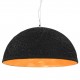 Pendant Lamp Black and Gold Ø50 cm E27 Pendant Lamp Black and Gold Ø50 cm E27