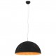 Pendant Lamp Black and Gold Ø50 cm E27 Pendant Lamp Black and Gold Ø50 cm E27