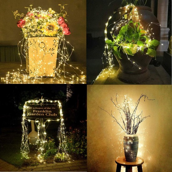 10 Strands(200 LEDs) Rope String Light Garden Decoration Outdoor Waterproof Rope String Christmas Lamp Wedding Party Tree Xmas Decoration 10 Strands(200 LEDs) Rope String Light Garden Decoration Outdoor Waterproof Rope String Christmas Lamp Wedding Party Tree Xmas Decoration