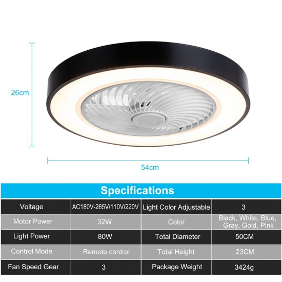Lixada FS0030 Ceiling Fan with Lighting with Remote Control Fan Lamp 3-Color Light 3-Speed Wind LED Lighting for Bedroom Living Room Dining Room Lixada FS0030 Ceiling Fan with Lighting with Remote Control Fan Lamp 3-Color Light 3-Speed Wind LED Lighting for Bedroom Living Room Dining Room