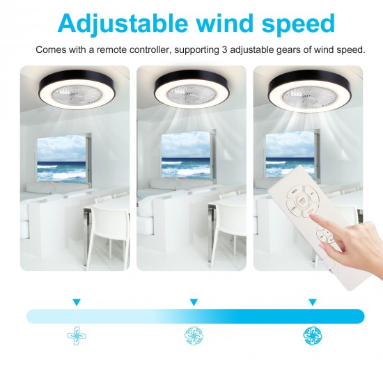 Lixada FS0030 Ceiling Fan with Lighting with Remote Control Fan Lamp 3-Color Light 3-Speed Wind LED Lighting for Bedroom Living Room Dining Room Lixada FS0030 Ceiling Fan with Lighting with Remote Control Fan Lamp 3-Color Light 3-Speed Wind LED Lighting for Bedroom Living Room Dining Room