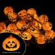 20LEDs 16.4ft Pumpkin String Light Lamp for Halloween Christmas Party Festival Decoration 20LEDs 16.4ft Pumpkin String Light Lamp for Halloween Christmas Party Festival Decoration