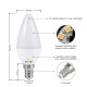 LED Candle Shape Light Bulb C37 E14 Base Socket 7W 3000K Warm White IP44 Water Resistance Living Room Dining Hall Corrior Attic Balcony Courtyard LED Candle Shape Light Bulb C37 E14 Base Socket 7W 3000K Warm White IP44 Water Resistance Living Room Dining Hall Corrior Attic Balcony Courtyard