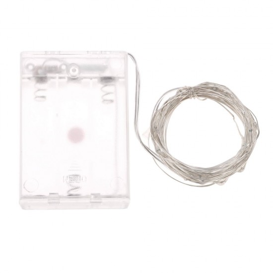 4.5V 6W 10 Meters 100 LED Fairy String Light Battery Powered Operated IP65 Water Resistance Twistable Bendable Flexible White for Christmas Xmas Festival Holiday Home Party Theme Restaurant Pub Club Bar Decoration Gift Present 4.5V 6W 10 Meters 100 LED Fairy String Light Battery Powered Operated IP65 Water Resistance Twistable Bendable Flexible White for Christmas Xmas Festival Holiday Home Party Theme Restaurant Pub Club Bar Decoration Gift Present