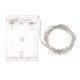 4.5V 6W 10 Meters 100 LED Fairy String Light Battery Powered Operated IP65 Water Resistance Twistable Bendable Flexible White for Christmas Xmas Festival Holiday Home Party Theme Restaurant Pub Club Bar Decoration Gift Present 4.5V 6W 10 Meters 100 LED Fairy String Light Battery Powered Operated IP65 Water Resistance Twistable Bendable Flexible White for Christmas Xmas Festival Holiday Home Party Theme Restaurant Pub Club Bar Decoration Gift Present