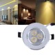 9W LED Downlight Ceiling Lamp Spot Light Recessed AC85-265V Lamp + LED Driver for Home Illumination (Warm white) 9W LED Downlight Ceiling Lamp Spot Light Recessed AC85-265V Lamp + LED Driver for Home Illumination (Warm white)