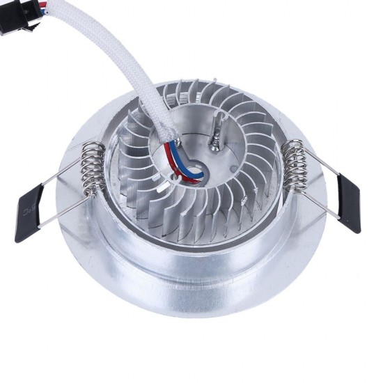 9W LED Downlight Ceiling Lamp Spot Light Recessed AC85-265V Lamp + LED Driver for Home Illumination (Warm white) 9W LED Downlight Ceiling Lamp Spot Light Recessed AC85-265V Lamp + LED Driver for Home Illumination (Warm white)