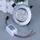 9W LED Downlight Ceiling Lamp Spot Light Recessed AC85-265V Lamp + LED Driver for Home Illumination (Warm white) 9W LED Downlight Ceiling Lamp Spot Light Recessed AC85-265V Lamp + LED Driver for Home Illumination (Warm white)