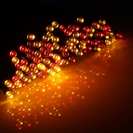Solar Powered String Light 100/200 LEDs 2 Lighting Modes Christmas Lights IP65 Water-resistant Outdoor Hanging Fairy Lighting for Holiday Party Living Room Garden Patio Solar Powered String Light 100/200 LEDs 2 Lighting Modes Christmas Lights IP65 Water-resistant Outdoor Hanging Fairy Lighting for Holiday Party Living Room Garden Patio