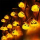1.5m H-alloween 10 LEDs Pump-kin String Lights Lovely Mini Lantern Lamp Home Party Christmas Decors 1.5m H-alloween 10 LEDs Pump-kin String Lights Lovely Mini Lantern Lamp Home Party Christmas Decors