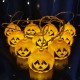 1.5m H-alloween 10 LEDs Pump-kin String Lights Lovely Mini Lantern Lamp Home Party Christmas Decors 1.5m H-alloween 10 LEDs Pump-kin String Lights Lovely Mini Lantern Lamp Home Party Christmas Decors