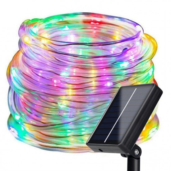 Leds Solar Rope Lights Outdoor 8 Modes Waterproof Tube Lamp with Touching Switch for Garden Yard Fence Walkway Festival Party Leds Solar Rope Lights Outdoor 8 Modes Waterproof Tube Lamp with Touching Switch for Garden Yard Fence Walkway Festival Party