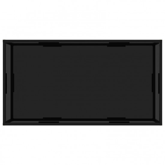Coffee Table Black 120x60x35 cm Tempered Glass Coffee Table Black 120x60x35 cm Tempered Glass
