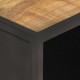Coffee Table 90x50x35 cm Rough Mango Wood and Natural Cane Coffee Table 90x50x35 cm Rough Mango Wood and Natural Cane