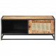 Coffee Table 90x50x35 cm Rough Mango Wood and Natural Cane Coffee Table 90x50x35 cm Rough Mango Wood and Natural Cane
