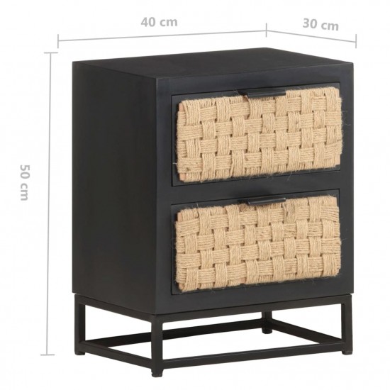 Bedside Cabinet 40x30x50 cm Solid Mango Wood Bedside Cabinet 40x30x50 cm Solid Mango Wood