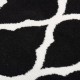 Runner Rug BCF Black and White 80x250 cm Runner Rug BCF Black and White 80x250 cm